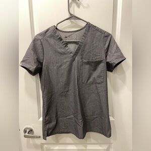Figs Graphite Catarina Scrub Top